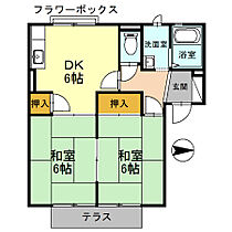 ファミールコーポ 高屋　８  ｜ 兵庫県豊岡市高屋（賃貸アパート2DK・1階・43.52㎡） その2