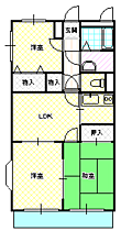 マンションエトワール  ｜ 京都府福知山市和久市町（賃貸マンション3LDK・3階・62.41㎡） その2