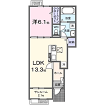 メゾンパーク　枚田岡　Ａ棟  ｜ 兵庫県朝来市和田山町枚田岡（賃貸アパート1LDK・1階・50.05㎡） その2