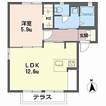 レジデンス　城南　Ｃ  ｜ 兵庫県丹波篠山市野中（賃貸アパート1LDK・1階・43.00㎡） その2