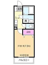 MOA8  ｜ 埼玉県所沢市上新井2丁目48-8（賃貸アパート1K・1階・25.36㎡） その2