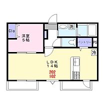 Rapporti  ｜ 埼玉県所沢市北中1丁目（賃貸アパート1LDK・2階・42.52㎡） その2