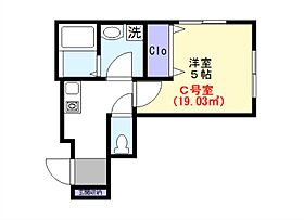 SKY  ｜ 埼玉県所沢市上新井3丁目（賃貸アパート1K・1階・19.03㎡） その2