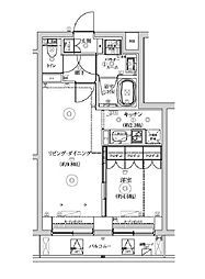 東京メトロ丸ノ内線 中野富士見町駅 徒歩11分の賃貸マンション 3階1LDKの間取り