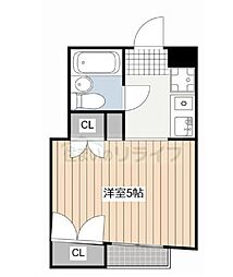 東京メトロ丸ノ内線 新高円寺駅 徒歩6分の賃貸マンション 3階1Kの間取り