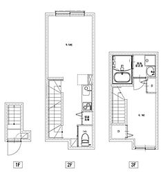 ソルナクレイシア荻窪III 1DKの間取図画像