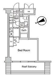 プライムアーバン西荻窪2 1Kの間取図画像