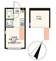 東京都杉並区西荻北５丁目18-10（賃貸アパート1R・1階・10.58㎡） その2