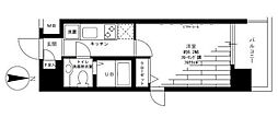 ステージグランデ新高円寺 1Kの間取図画像