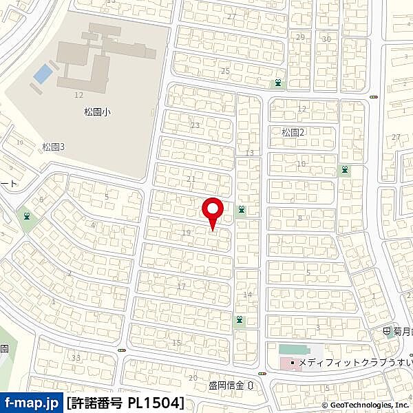 地図を拡大表示