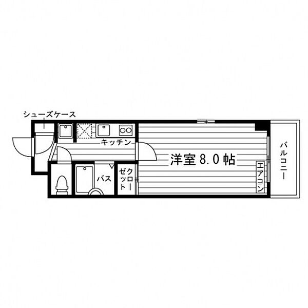 ルラシオン堀之内 ｜東京都八王子市松木(賃貸マンション1K・1階・23.80㎡)の写真 その2