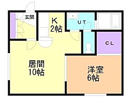 間取図画像 1LDK