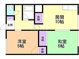 ブルックリン・イースト(旧東光6・1コーポ) 2階