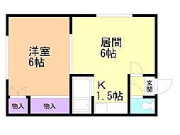 新富11ハイツ 2階