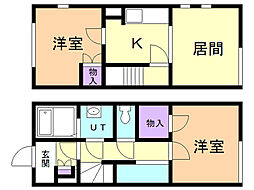 ウィズユー 2LDKの間取図画像