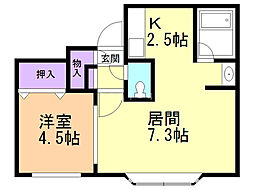 間取図画像 1LDK