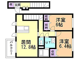 パラッツオエテルノ　Ｃ 2階/202