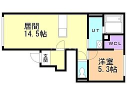 バス 旭川電気軌道大雪アリーナ前停下車 徒歩1分 1階/-