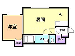 maisondesoleil3 1LDKの間取図画像