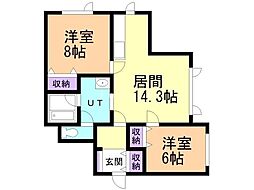 ローズガーデン 1階