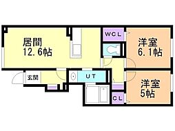 バス 旭川電気軌道ホクト電子前下車 徒歩2分 1階/-