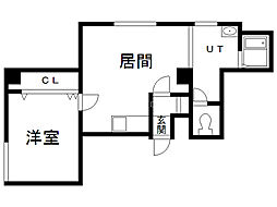 日昇ビル 1LDKの間取図画像