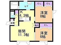 バス 旭川電気軌道バス東1の2下車 徒歩2分