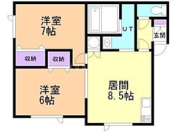 ハスコートビスタ 1階/-