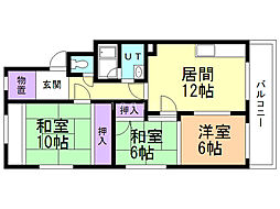 石川マンション 1階/102