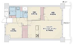 間取図画像 3LDK