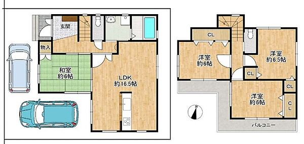 間取りを拡大表示