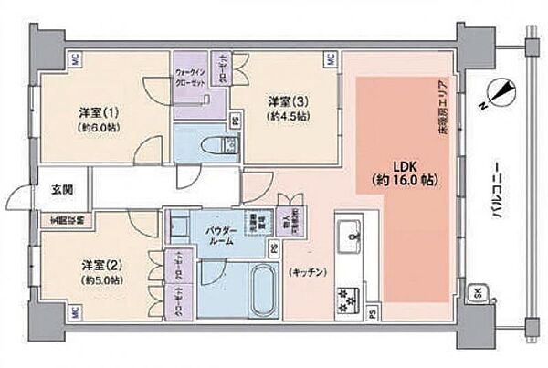 間取りを拡大表示