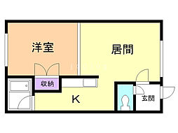 ハイツカワタ 1階