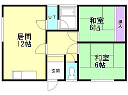 若草ハイツ 2階