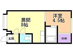 間取図画像 1LDK