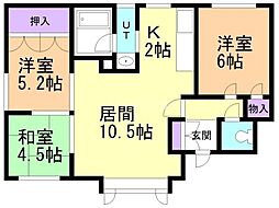 ハイムミヤコシ 2階