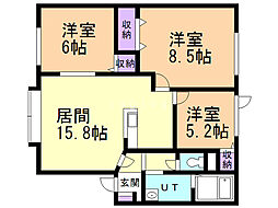 ライフマンションII 1階