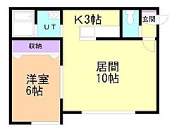 間取図画像 1LDK