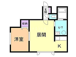間取図画像 1LDK