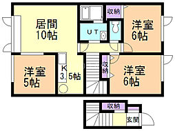 ラ・フォセットIII 2階