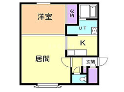 間取図画像 1LDK