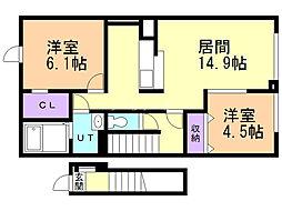 ラルジュメゾンII 2階/201