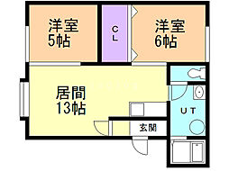 ヒノキ徳田Ｂ 2階