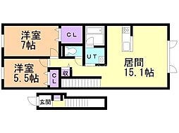 ルラーシェ名寄 2階