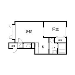 間取図画像 1LDK