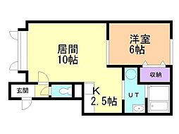 間取図画像 1LDK