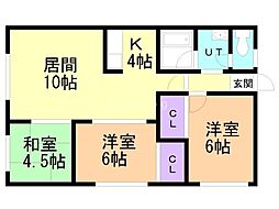 間取図画像 3LDK