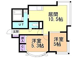 アルファコートIII 2階