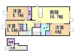 物件の間取り