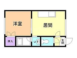 ＣｏｗＣｏｗ永山Ａ（旧ルーベデンス永山） 1階